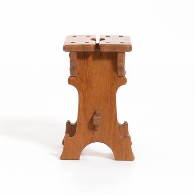 Art Nouveau Wooden Stool, 1920s-VT-786149