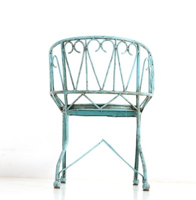 Art Nouveau Wrought Iron Childrens Armchair, France, 1900s-MY-1320199