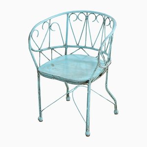 Art Nouveau Wrought Iron Childrens Armchair, France, 1900s-MY-1320199