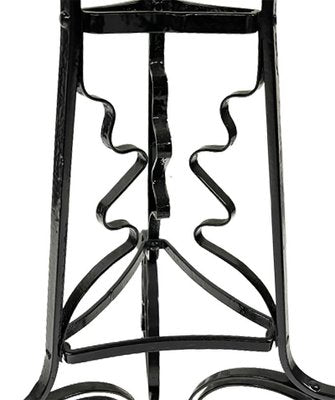 Art Nouveau Wrought Iron Plant Table with Copper Tray, 1900s-UCH-1224539