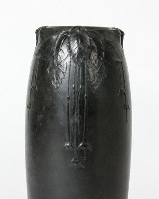 Art Noveau Bronze Vase by Hugo Elmqvist, 1890s-NL-1791239