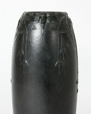 Art Noveau Bronze Vase by Hugo Elmqvist, 1890s-NL-1791239