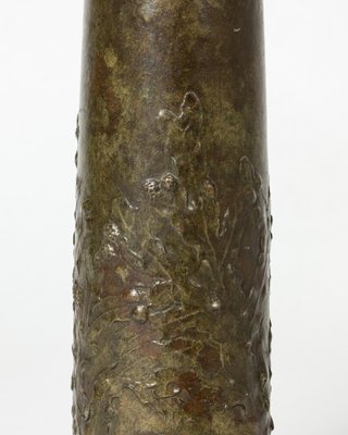 Art Noveau Bronze Vase by Hugo Elmqvist, 1890s-NL-1791236