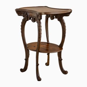 Art Noveau Tea Side Table in the style of Emile Galle, Early 20th Century-UJE-2020656