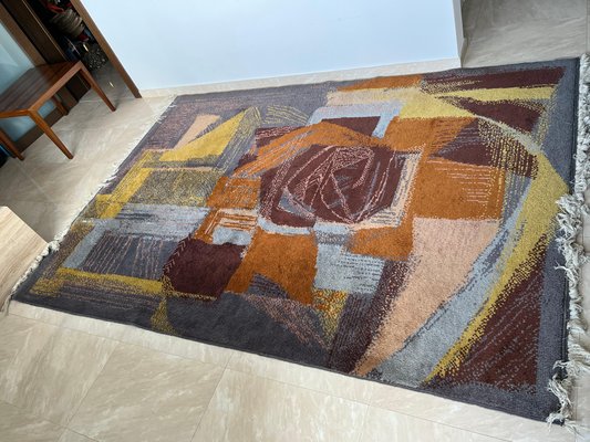 Art Wool Rug in style of Kybal, 1960s-TZ-1431444