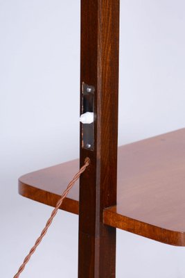 Artdeco Floor Lamp by Walnut attributed to Jindřich Halabala for Up Závody, Czechia, 1930s-WHY-1705711