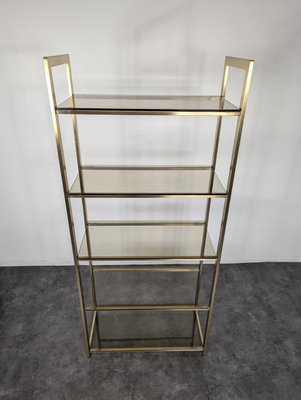 Artelano Shelf in Metal and Smoked Glass-HLV-2024362