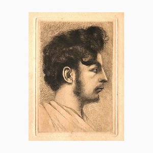 Arthur Edouard Guillez, Portrait, Original Etching, 1908-ZCI-2029586