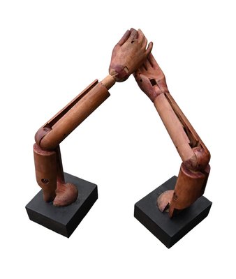 Articulated Arms of Wooden Mannequin, Set of 2-RIK-1770736