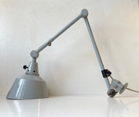 Articulated Grey Industrial Wall Sconce by Curt Fischer for Midgard, 1930s-LCR-1299716