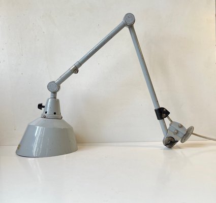 Articulated Grey Industrial Wall Sconce by Curt Fischer for Midgard, 1930s-LCR-1299716