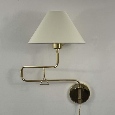 Articulating Brass Wall Light, 1950s-OE-1806575