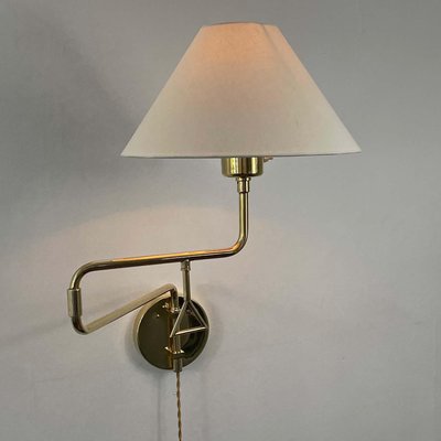 Articulating Brass Wall Light, 1950s-OE-1806575