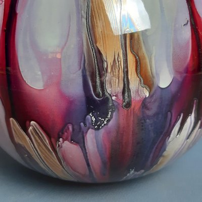 Artistic Multicolored Sphere Ceramic Vase from S.E.C, Italy, 1970-PWG-2041252