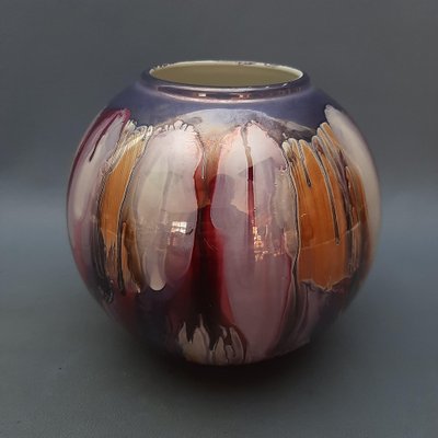 Artistic Multicolored Sphere Ceramic Vase from S.E.C, Italy, 1970-PWG-2041252