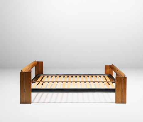 Artona Bed in Walnut attributed to Afra & Tobia Scarpa for Maxalto, 1970s-KKZ-1814316