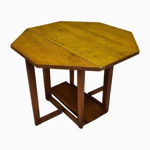 Arts and Crafts Oak Drop Leaf Table, 1890s-VHW-1807264