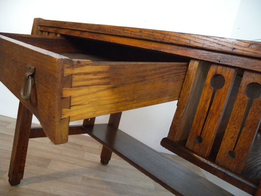 Arts & Craft Art Deco Desk, USA, 1900s-FEO-1781302