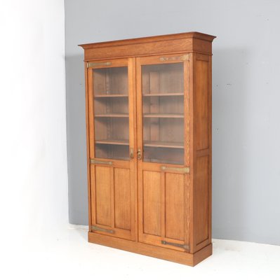 Arts & Crafts Art Nouveau Oak Bookcase, 1900s-MY-1804490