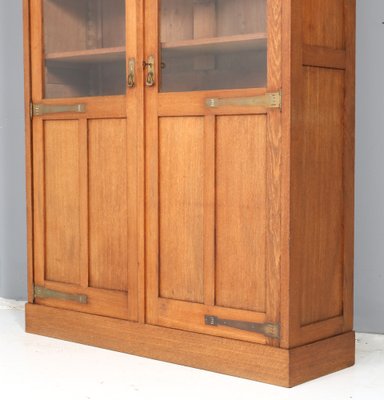 Arts & Crafts Art Nouveau Oak Bookcase, 1900s-MY-1804490