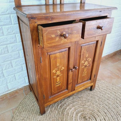 Arts & Crafts Hall Stand in Teak-FRB-1739744