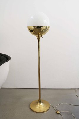 Arts & Crafts Stall Lamp in Brass from Vereinigte Werkstätten, Munich, 1960s-FJP-1798548