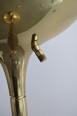 Arts & Crafts Stall Lamp in Brass from Vereinigte Werkstätten, Munich, 1960s-FJP-1798548