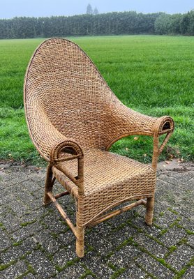 Arts & Crafts Wicker & Rattan Armchair from Dryad and Co, UK, 1920s-WZZ-1759480