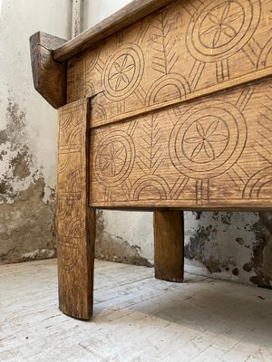 Arts & Crafts Wood Trunk, 1900s-LCU-1251582