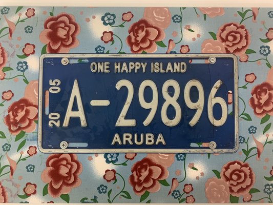 Aruba License Plate by Jan Henderikse-BGP-848701