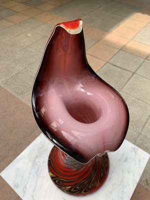 Arum Murano Glass Vase, 1950-RJQ-967217