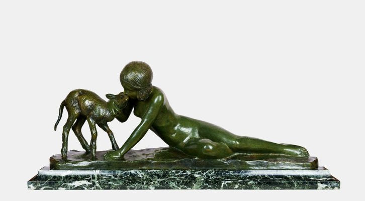 Ary Bitter, Girl with Kid, 1930, Bronze-TPH-2035968