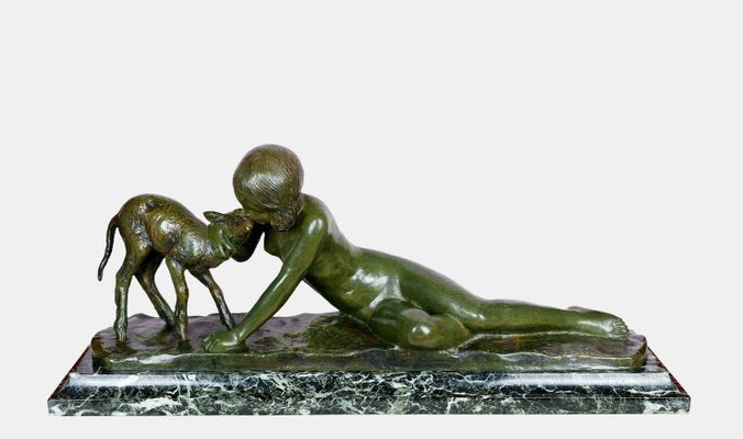 Ary Bitter, Girl with Kid, 1930, Bronze-TPH-2035968