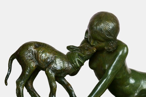 Ary Bitter, Girl with Kid, 1930, Bronze-TPH-2035968