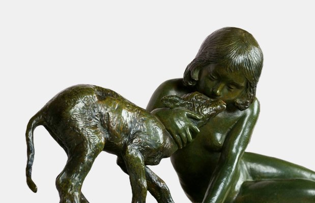 Ary Bitter, Girl with Kid, 1930, Bronze-TPH-2035968