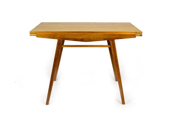 Ash Veneered Extendable Dining Table, 1960s-WVS-1813688