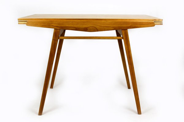 Ash Veneered Extendable Dining Table, 1960s-WVS-1813688