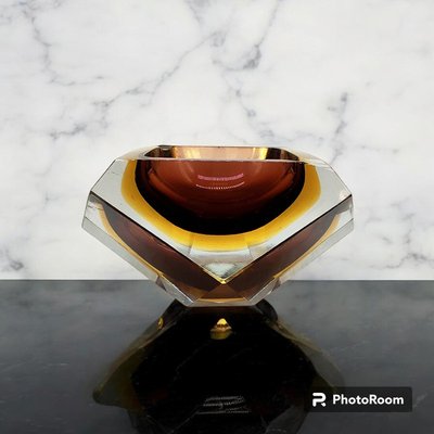 Ashtray in Murano Glass attributed to Flavio Poli for Seguso, Italy, 1960s-YHS-2026886