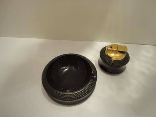 Ashtray & Lighter Set by Tapio Wirkkala for Rosenthal, 1970s, Set of 2-VIB-698616