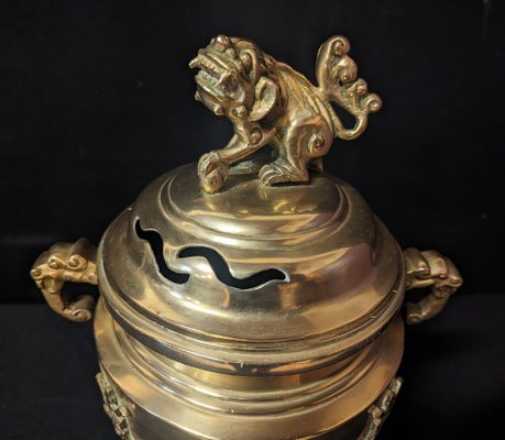 Asian Bronze Incense Burner-IBO-1816195