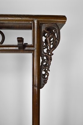 Asian Coat Rack in Carved Wood with Dragons, 1940s-XNH-754049