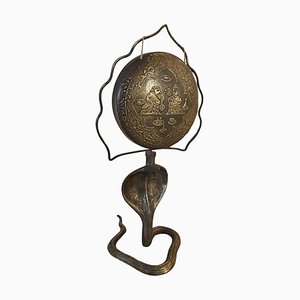 Asian Cobra Shaped Gong in Bronze-PKM-1719681