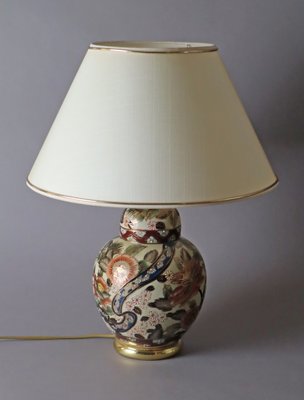 Asian Floral Table Lamp, 1980s-ESB-1780224