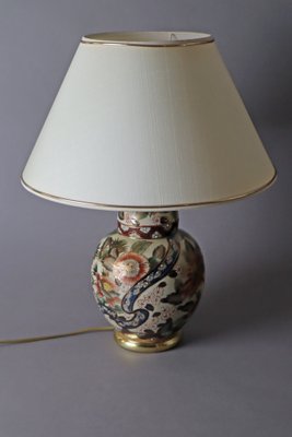 Asian Floral Table Lamp, 1980s-ESB-1780224