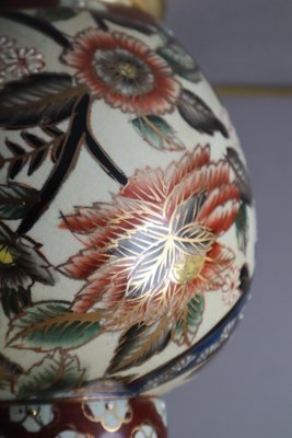 Asian Floral Table Lamp, 1980s-ESB-1780224