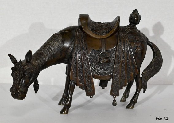 Asian Style Bronze Horse, Early 1900s-RVK-1422631