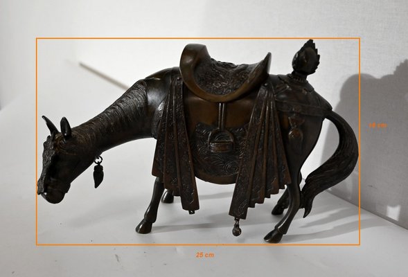 Asian Style Bronze Horse, Early 1900s-RVK-1422631