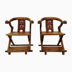 Asian Throne Chairs, 1960s, Set of 2-ZCH-1806768