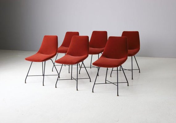 Aster Dining Chairs by Augusto Bozzi for Fratelli Saporiti, 1958, Set of 6-DXL-1447604