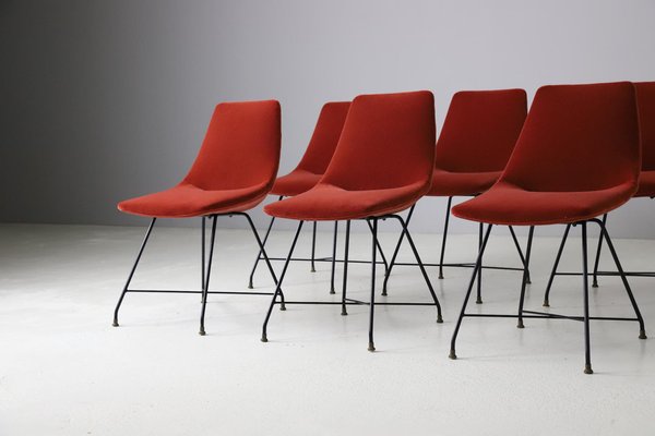 Aster Dining Chairs by Augusto Bozzi for Fratelli Saporiti, 1958, Set of 6-DXL-1447604